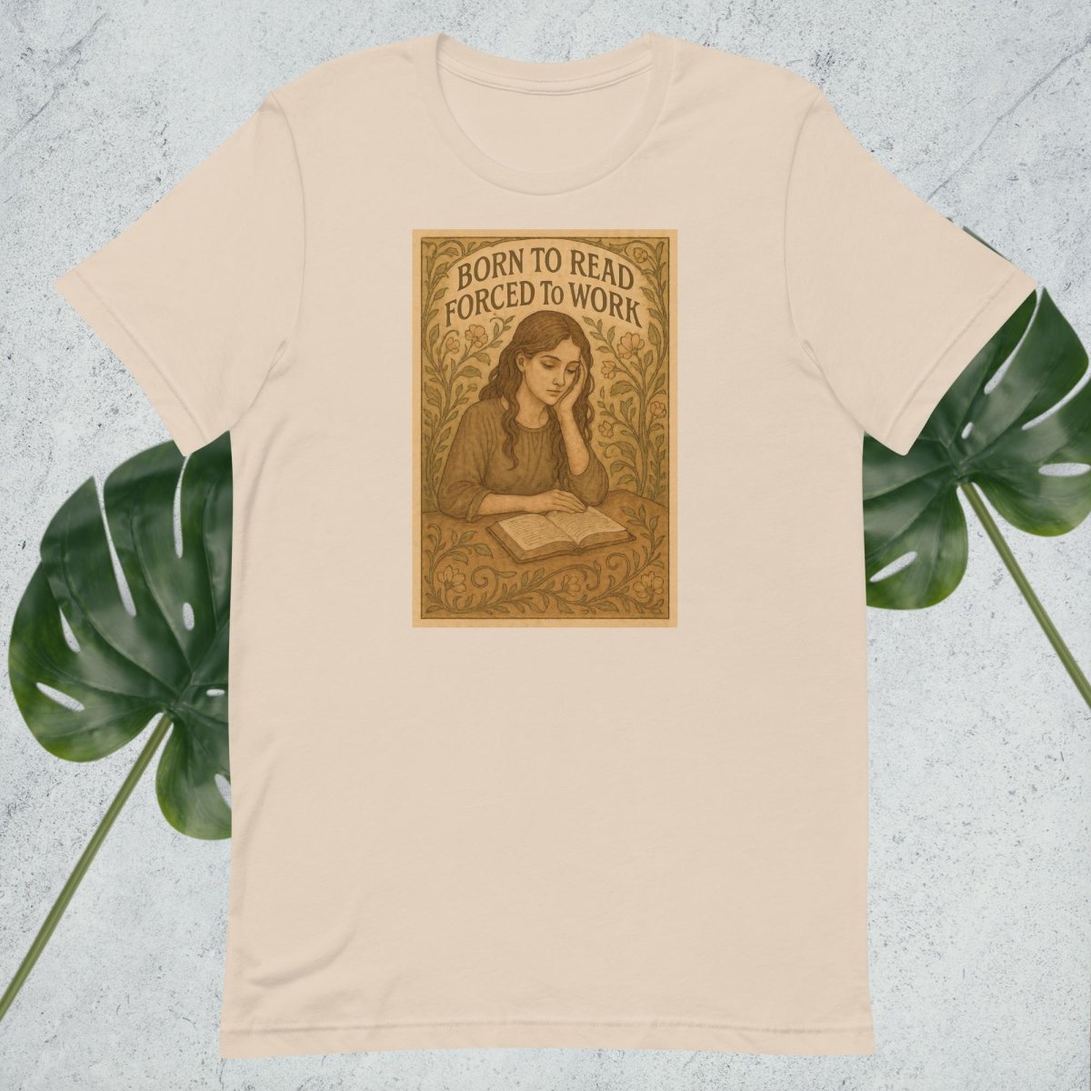 Born to Read, Forced to Work t-shirt - by Honestly Aesthetic - product_tags