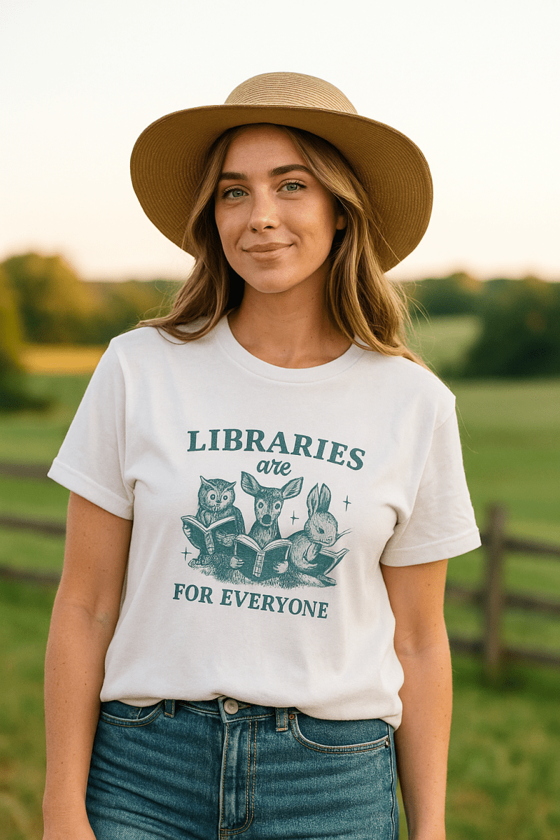 Libraries are for Everyone t-shirt - by Honestly Aesthetic - product_tags