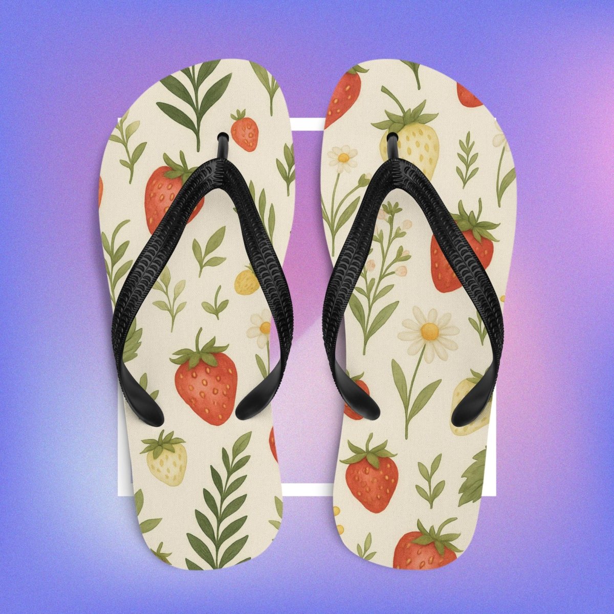 Strawberry Flip Flops - by Honestly Aesthetic - product_tags