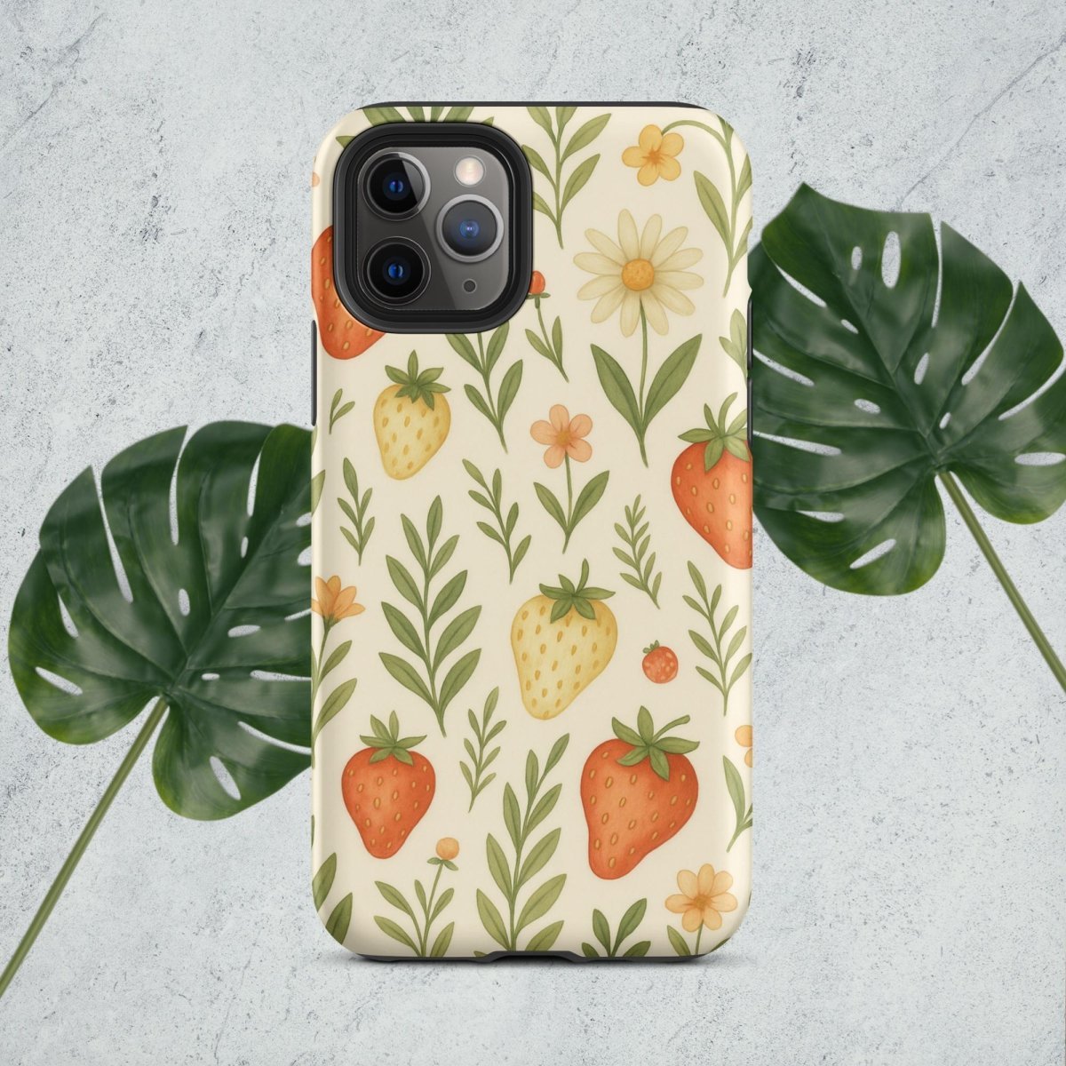 Strawberry Garden Tough Case for iPhone® - by Honestly Aesthetic - product_tags