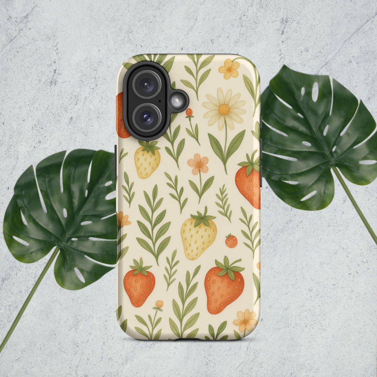 Strawberry Garden Tough Case for iPhone® - by Honestly Aesthetic - product_tags