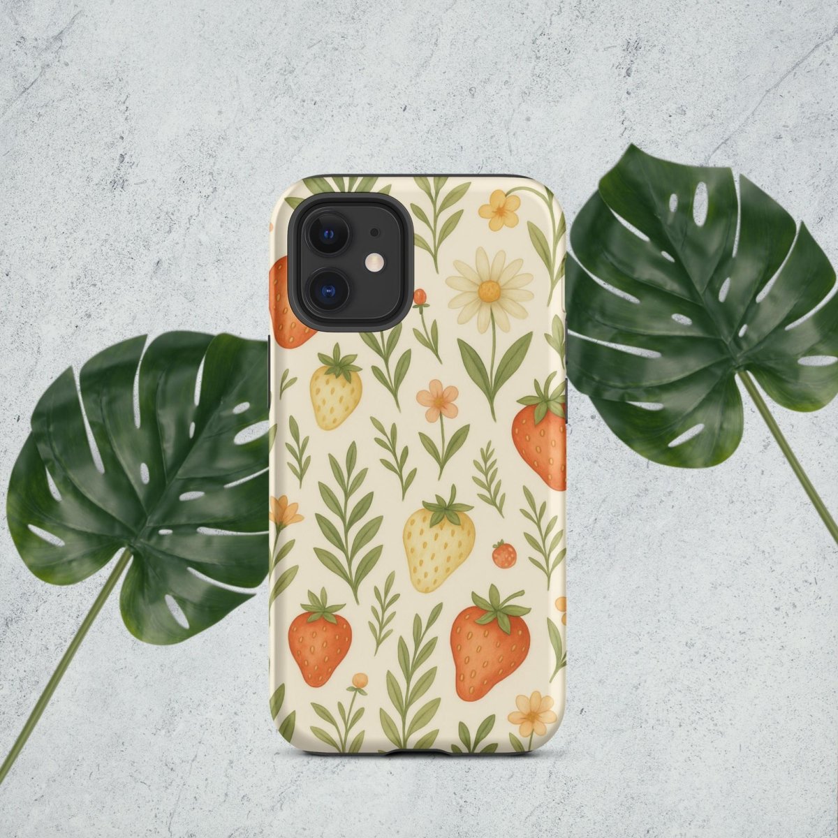 Strawberry Garden Tough Case for iPhone® - by Honestly Aesthetic - product_tags