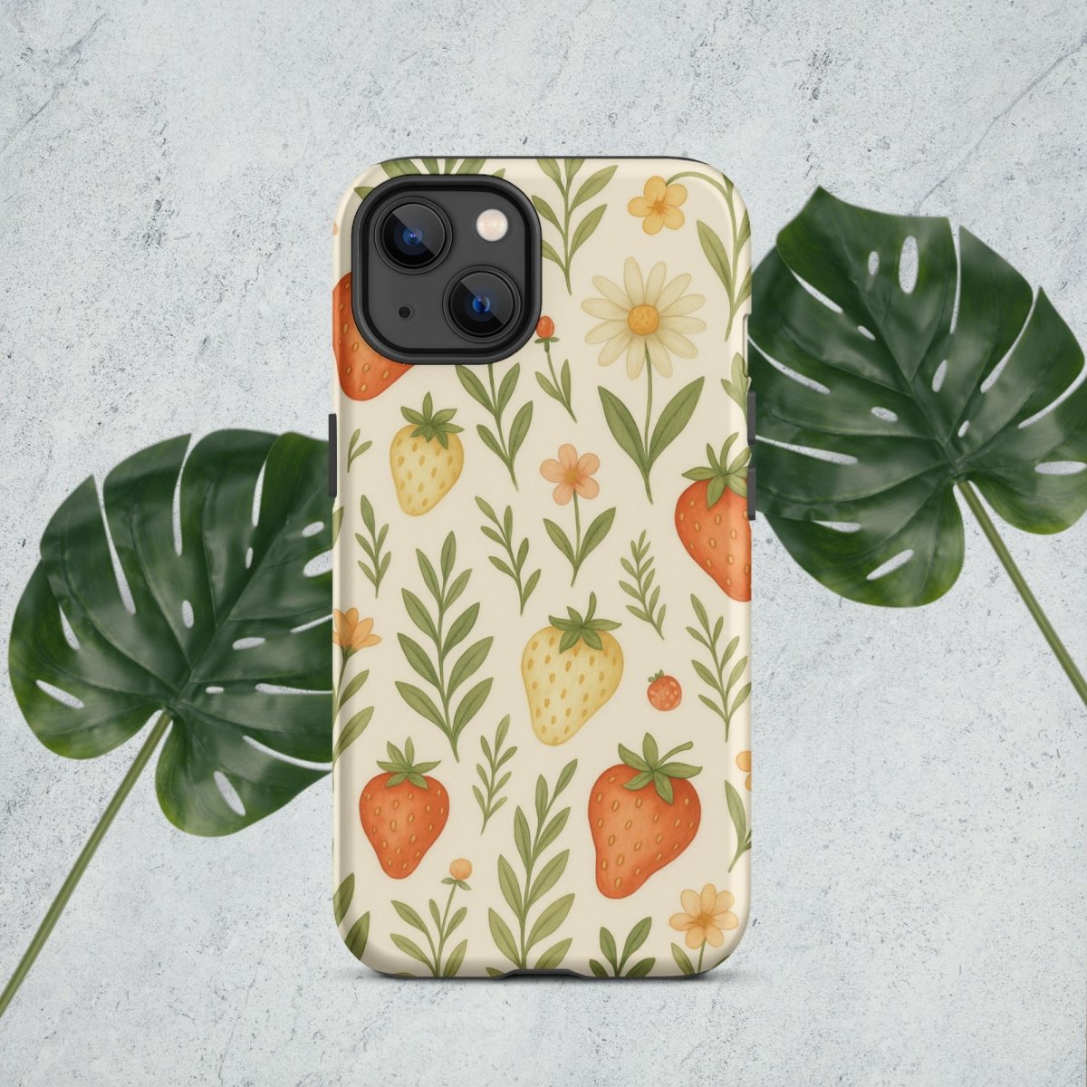 Strawberry Garden Tough Case for iPhone® - by Honestly Aesthetic - product_tags