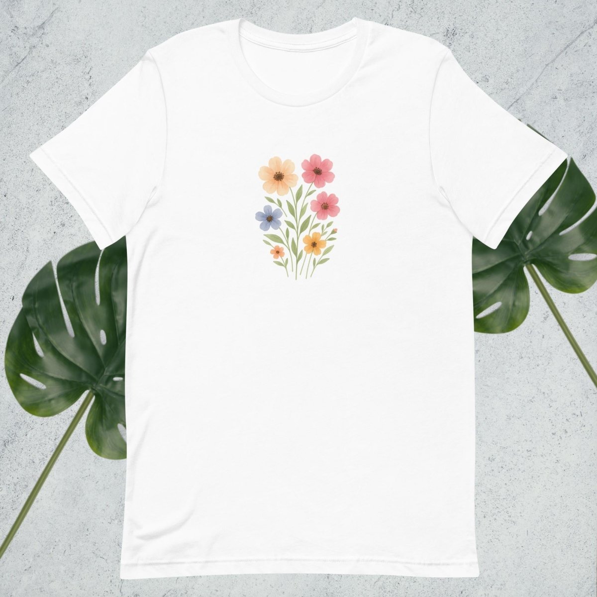 Watercolor Wildflowers t-shirt - by Honestly Aesthetic - product_tags
