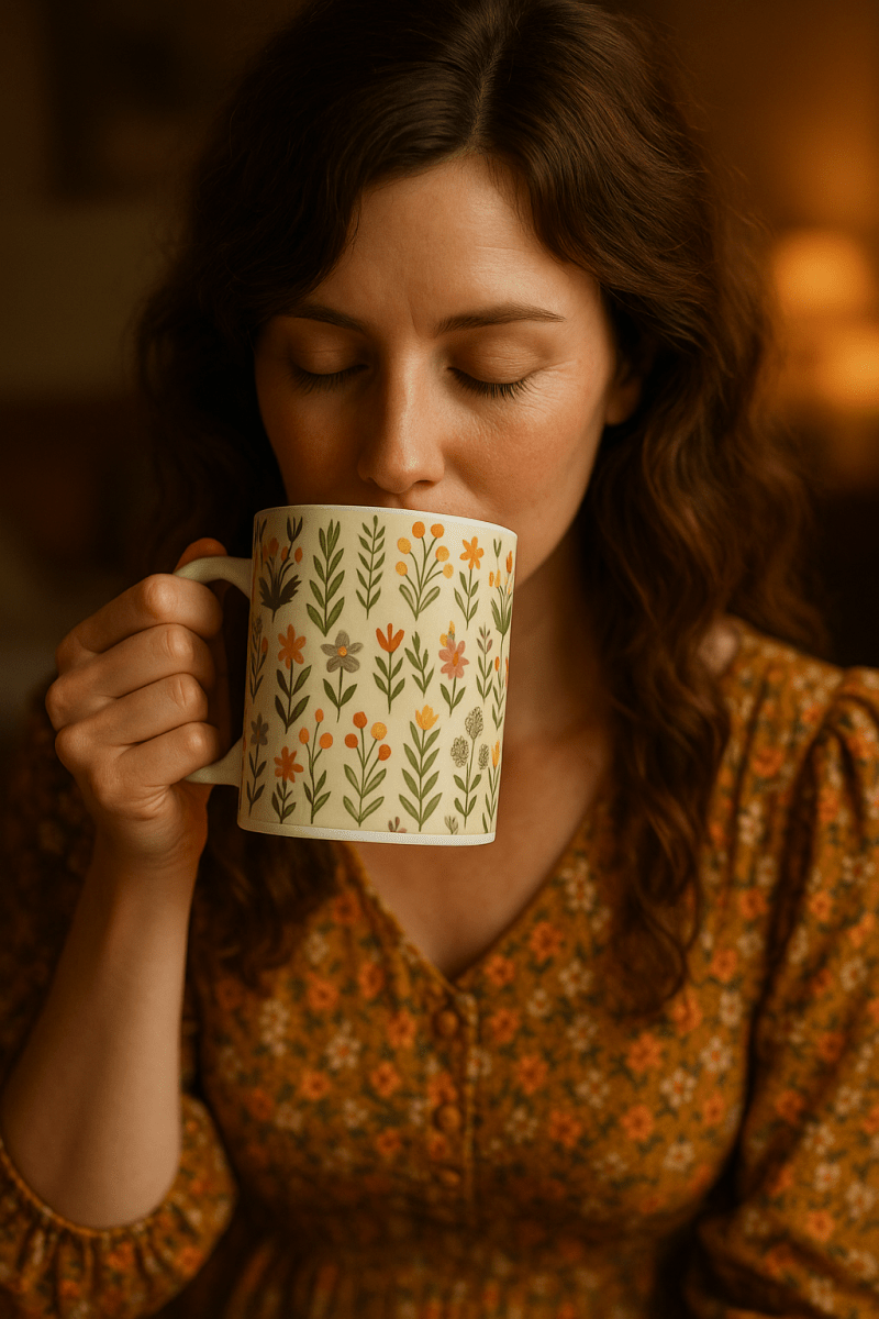 Wildflower glossy mug - by Honestly Aesthetic - product_tags
