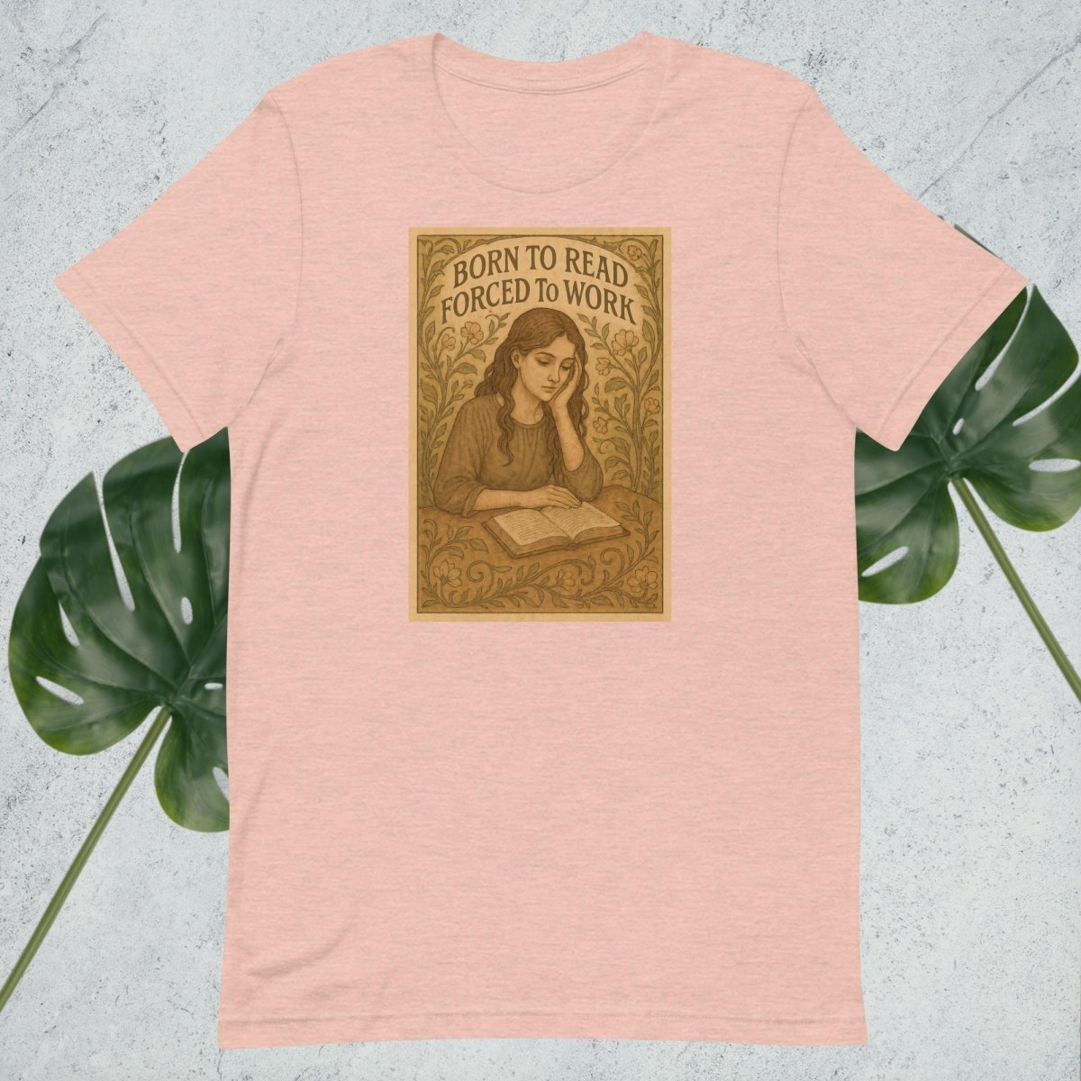 Born to Read, Forced to Work t-shirt - by Honestly Aesthetic - product_tags