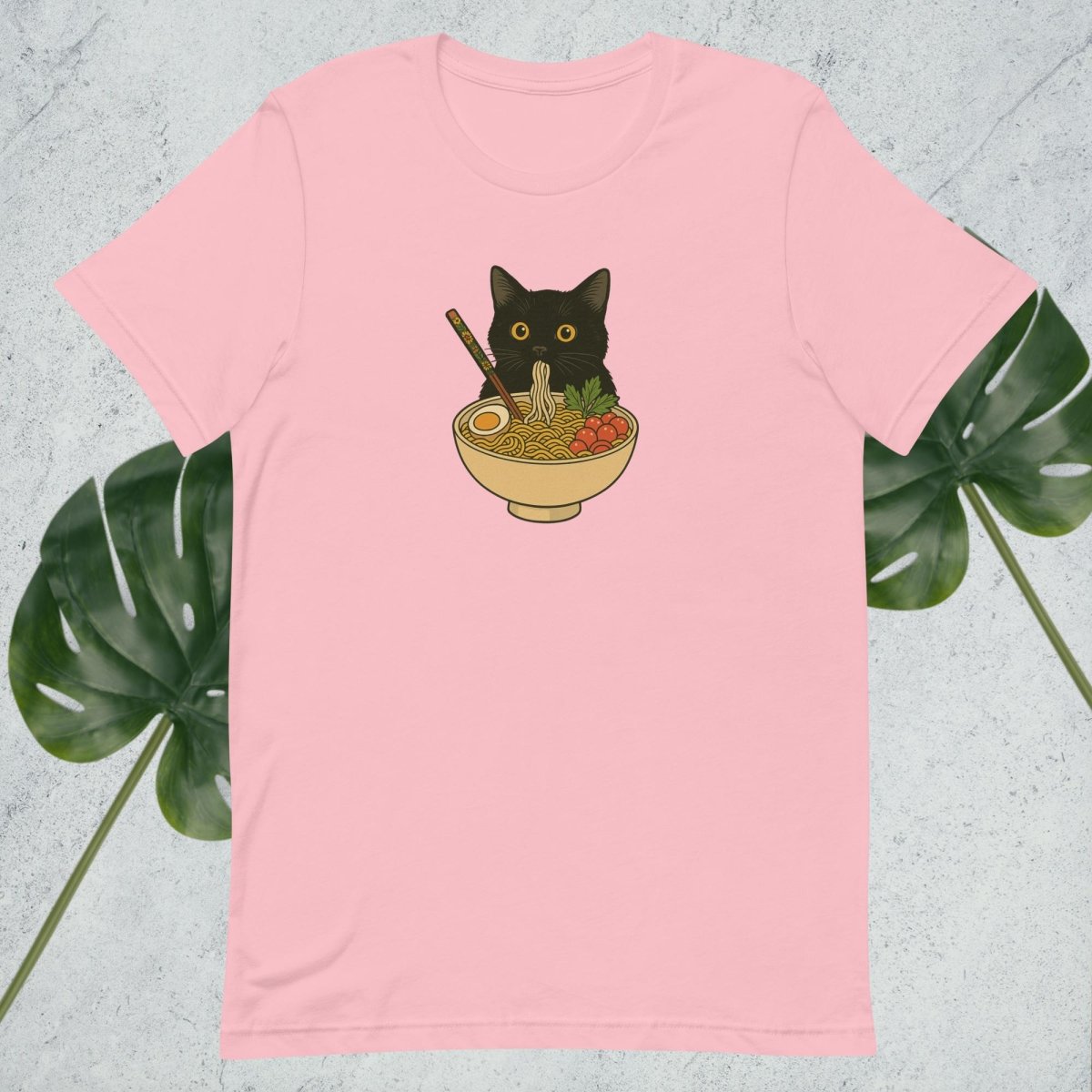 Cute Black Cat Ramen Bowl Tee - by Honestly Aesthetic - product_tags