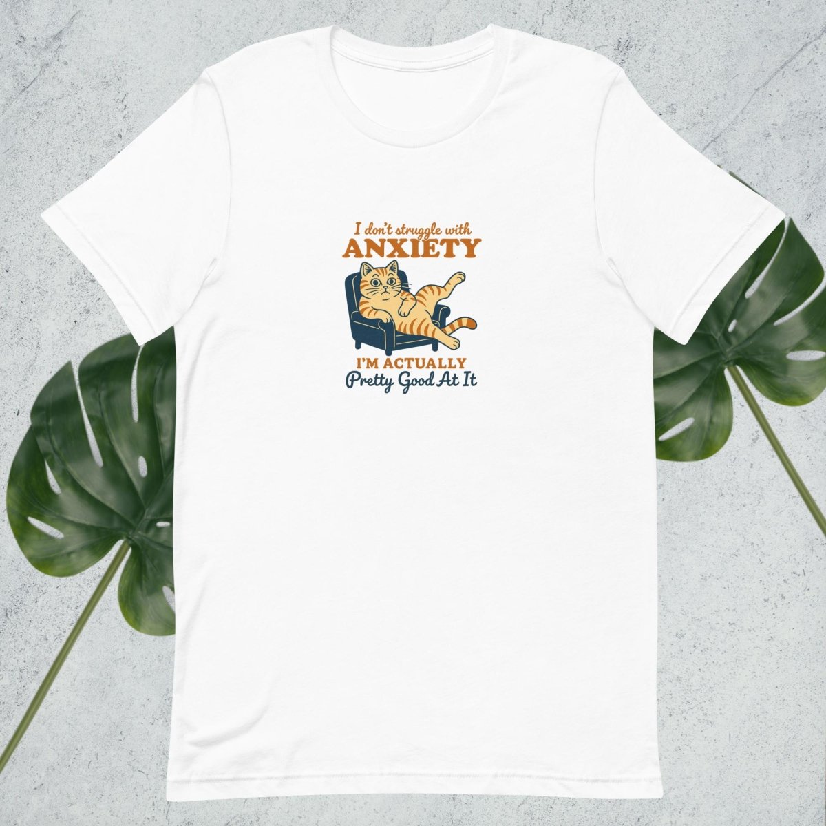 Funny Anxiety Cat T-Shirt - by Honestly Aesthetic - product_tags