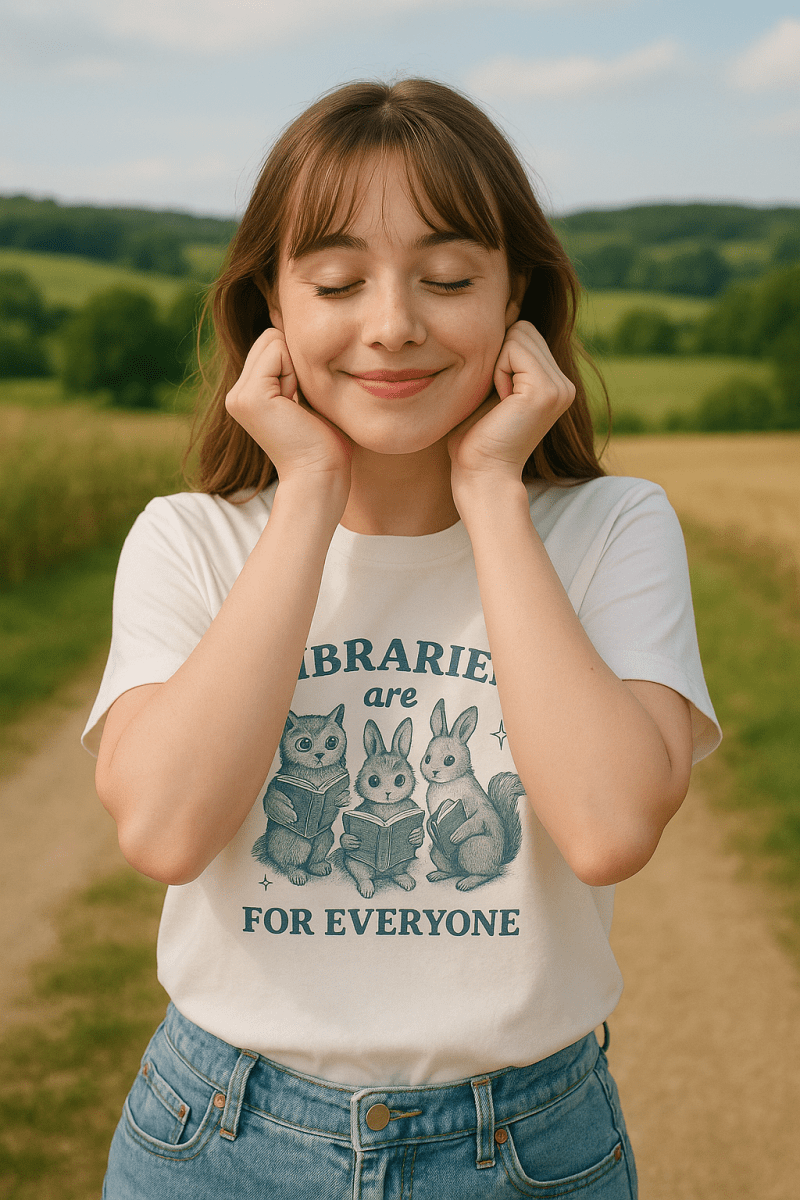 Libraries are for Everyone t-shirt - by Honestly Aesthetic - product_tags