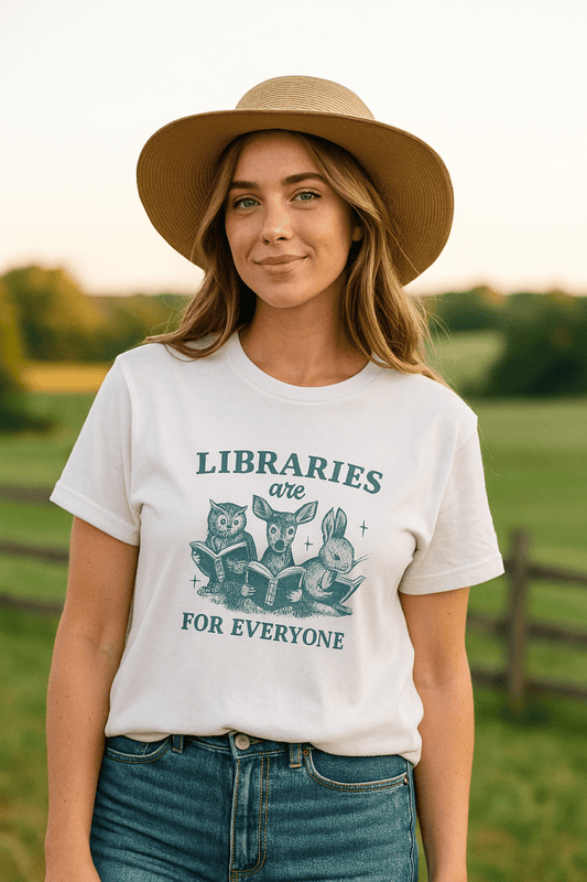 Libraries are for Everyone t-shirt - by Honestly Aesthetic - product_tags