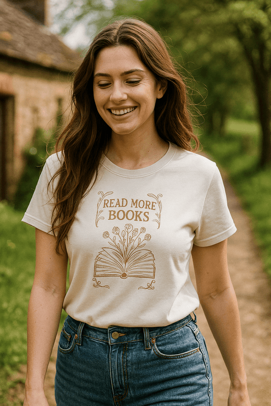 Read More Books Art Nouveau t-shirt - by Honestly Aesthetic - product_tags