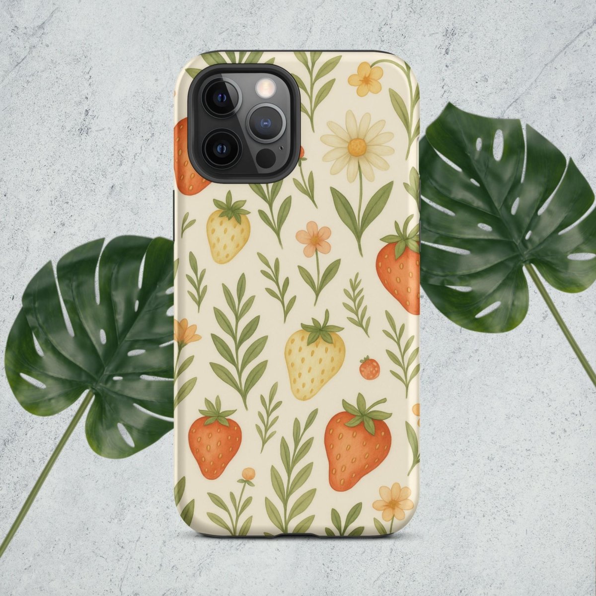 Strawberry Garden Tough Case for iPhone® - by Honestly Aesthetic - product_tags