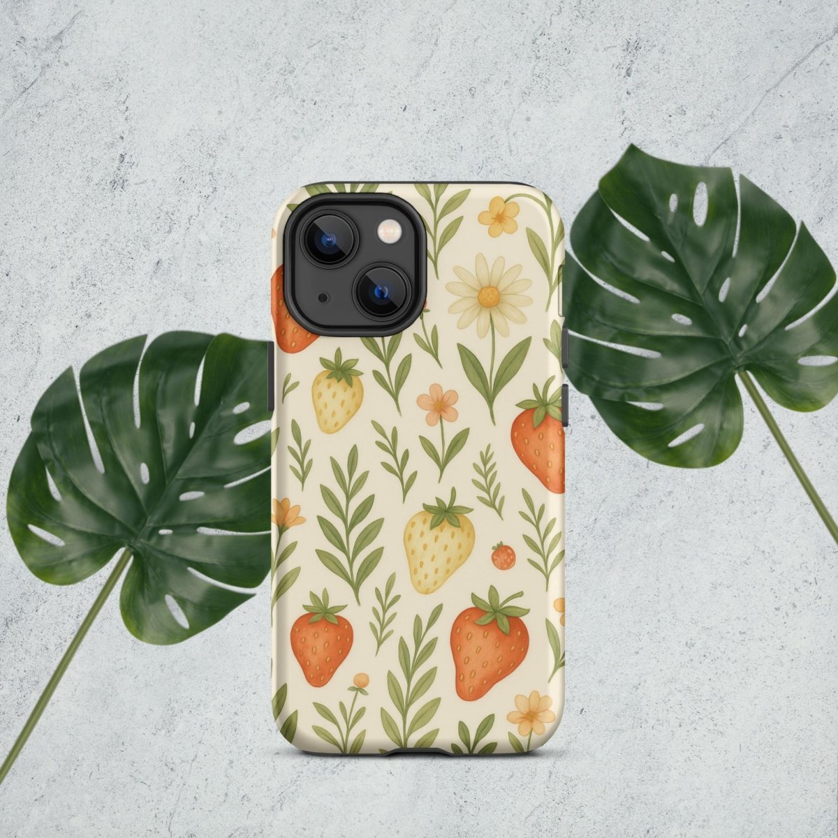 Strawberry Garden Tough Case for iPhone® - by Honestly Aesthetic - product_tags