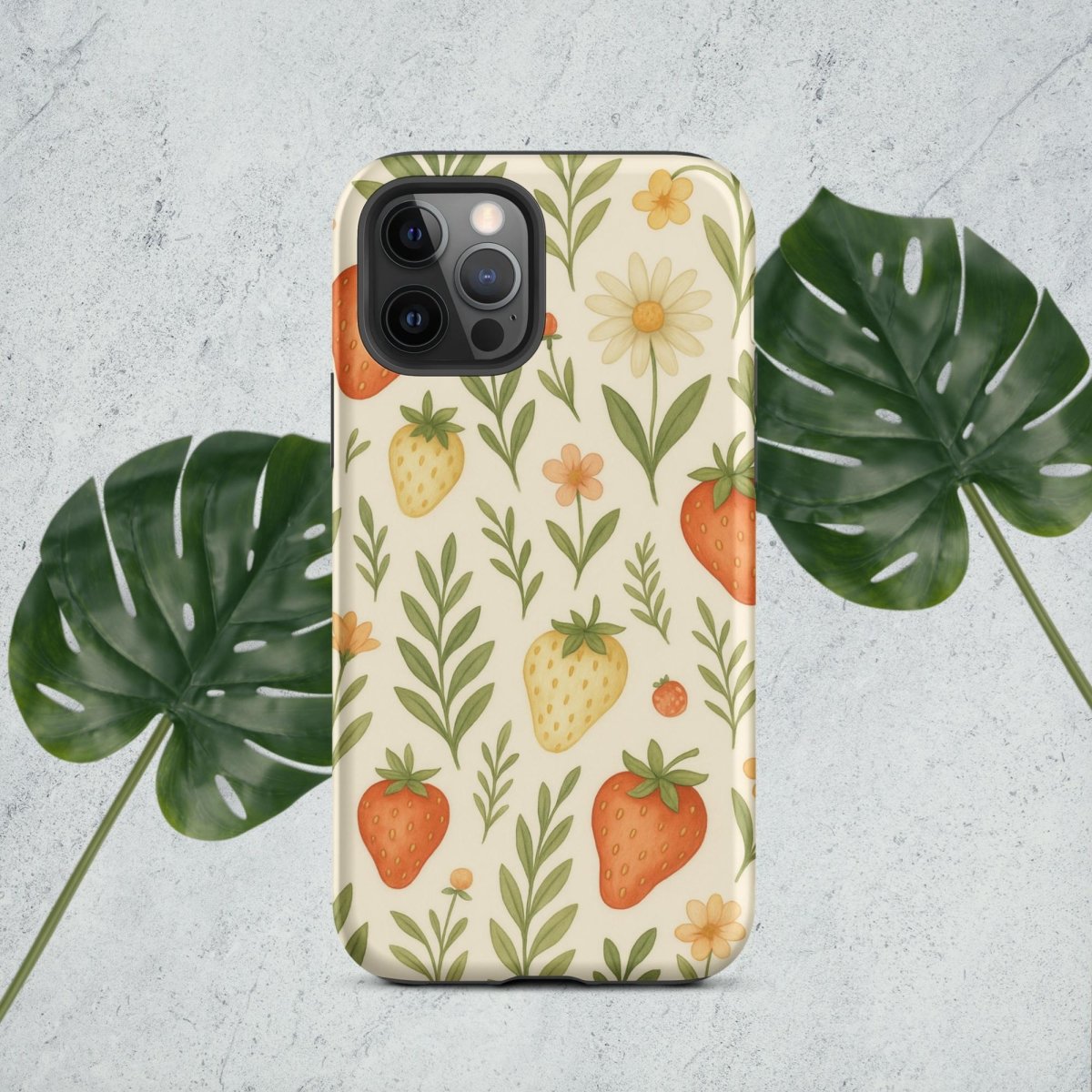 Strawberry Garden Tough Case for iPhone® - by Honestly Aesthetic - product_tags