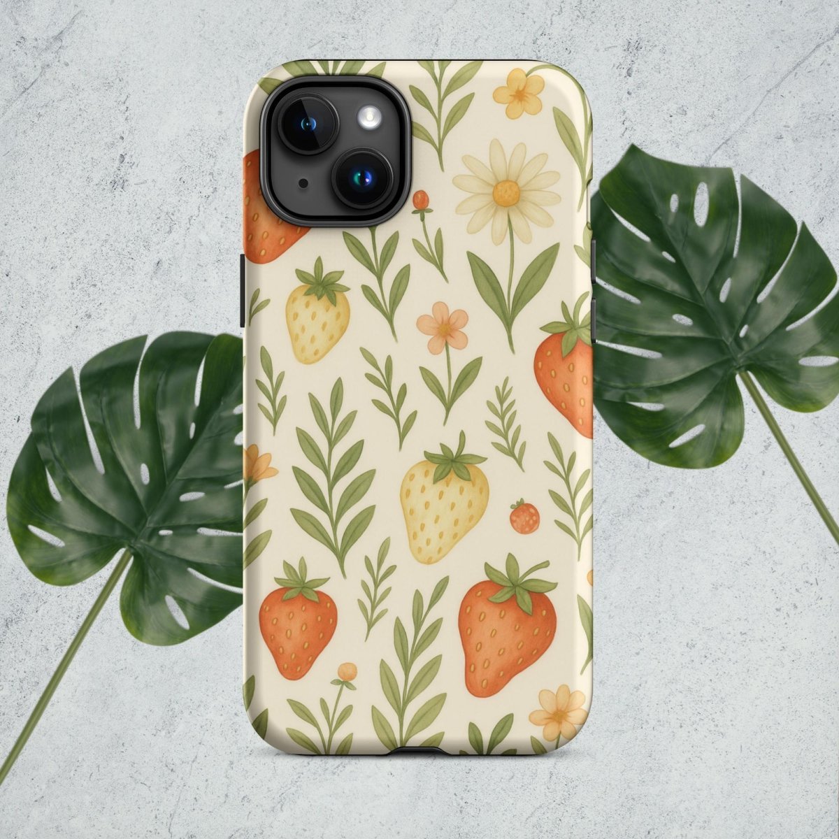 Strawberry Garden Tough Case for iPhone® - by Honestly Aesthetic - product_tags