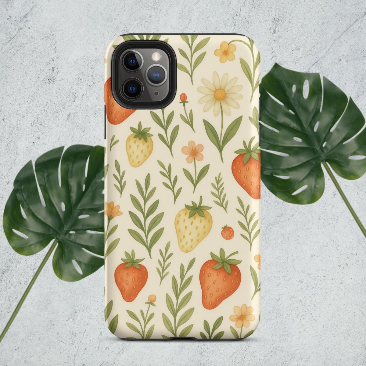 Strawberry Garden Tough Case for iPhone® - by Honestly Aesthetic - product_tags