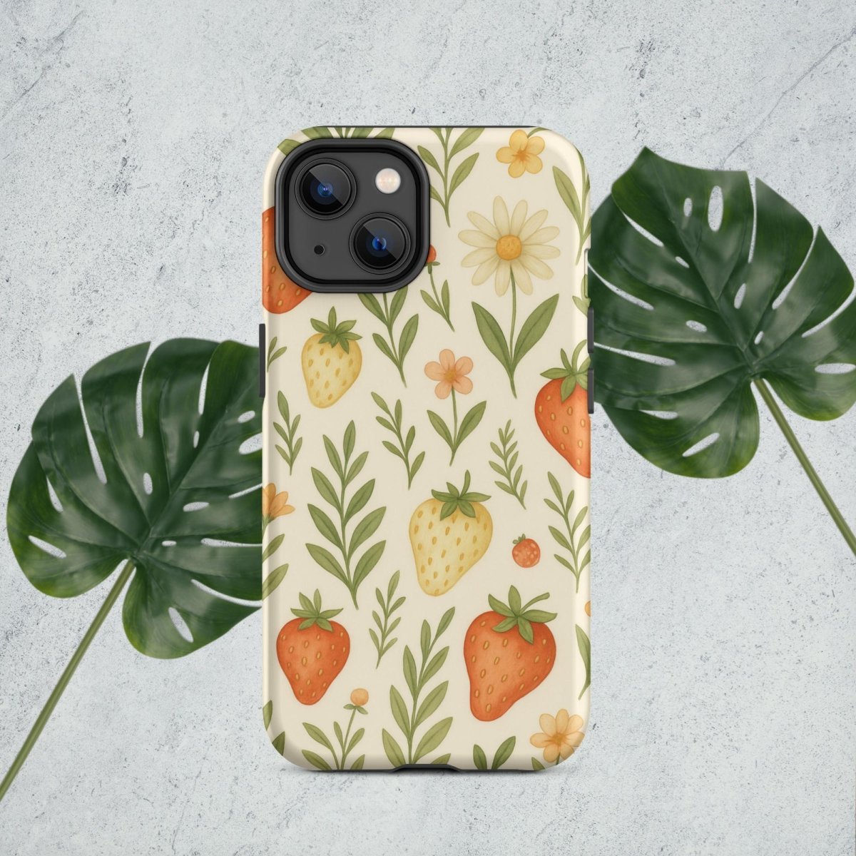 Strawberry Garden Tough Case for iPhone® - by Honestly Aesthetic - product_tags