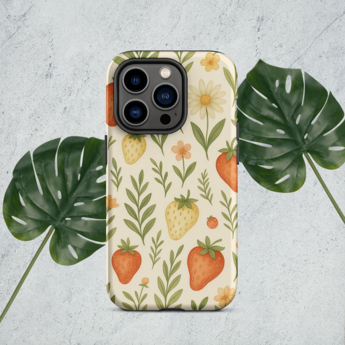 Strawberry Garden Tough Case for iPhone® - by Honestly Aesthetic - product_tags