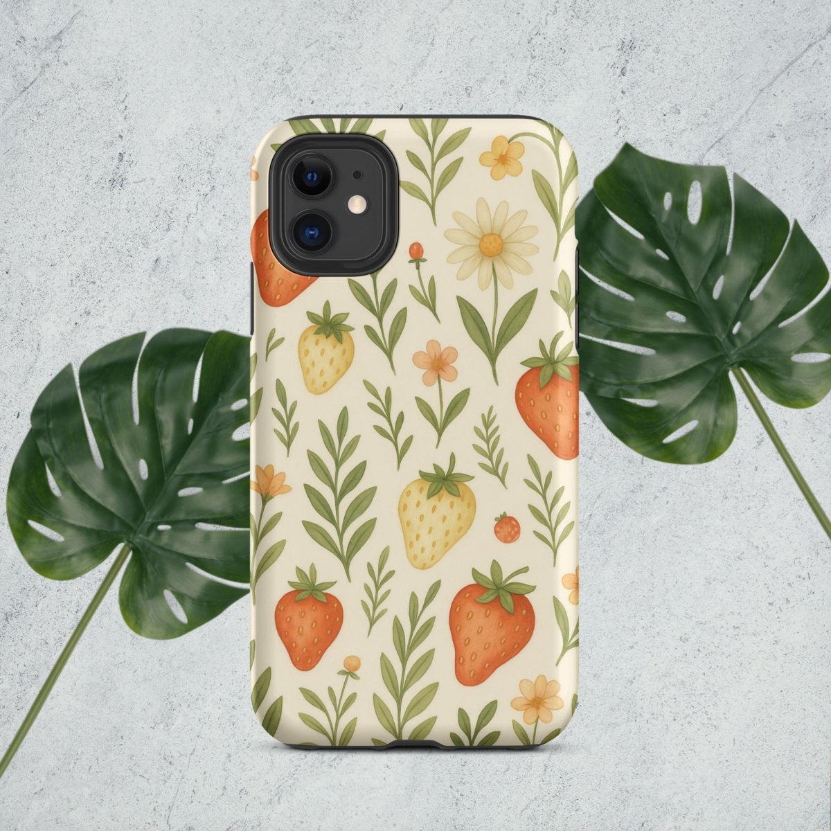 Strawberry Garden Tough Case for iPhone® - by Honestly Aesthetic - product_tags