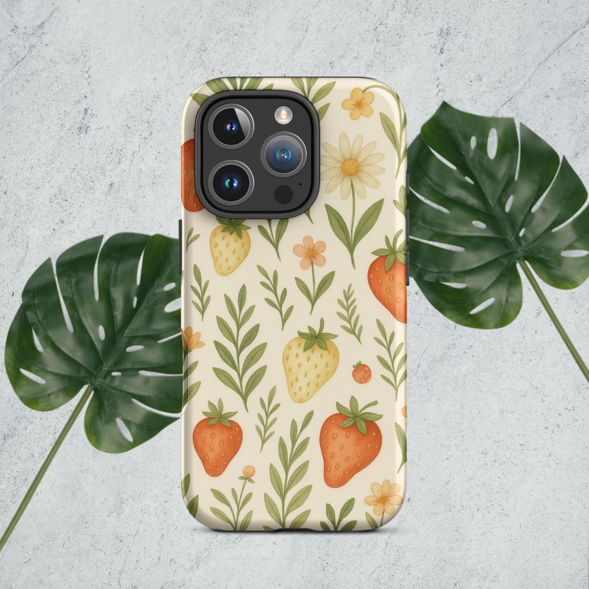 Strawberry Garden Tough Case for iPhone® - by Honestly Aesthetic - product_tags