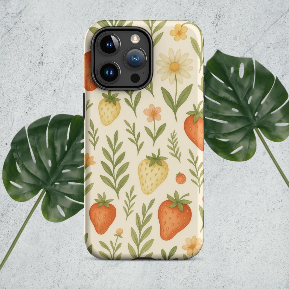 Strawberry Garden Tough Case for iPhone® - by Honestly Aesthetic - product_tags