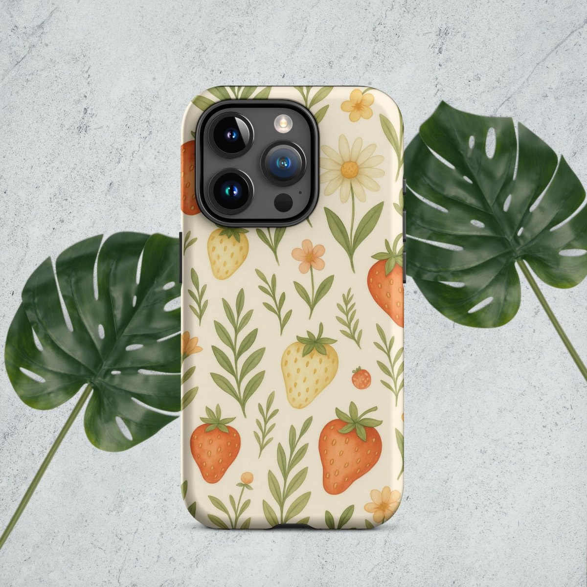 Strawberry Garden Tough Case for iPhone® - by Honestly Aesthetic - product_tags