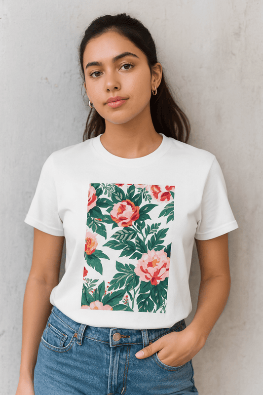 Vintage Aesthetic anime flowers t-shirt - by Honestly Aesthetic - product_tags